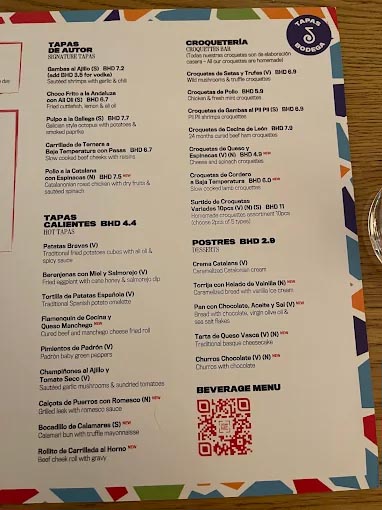 Menu – Salero Bahrain