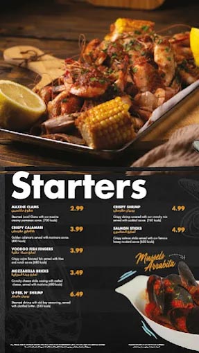 Menu – SATAL Restaurants, Bahrain